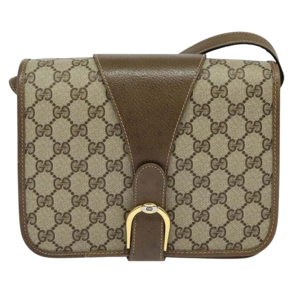 Gucci GG Supreme Shoulder Bag Beige